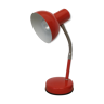 Flexible red desk lamp