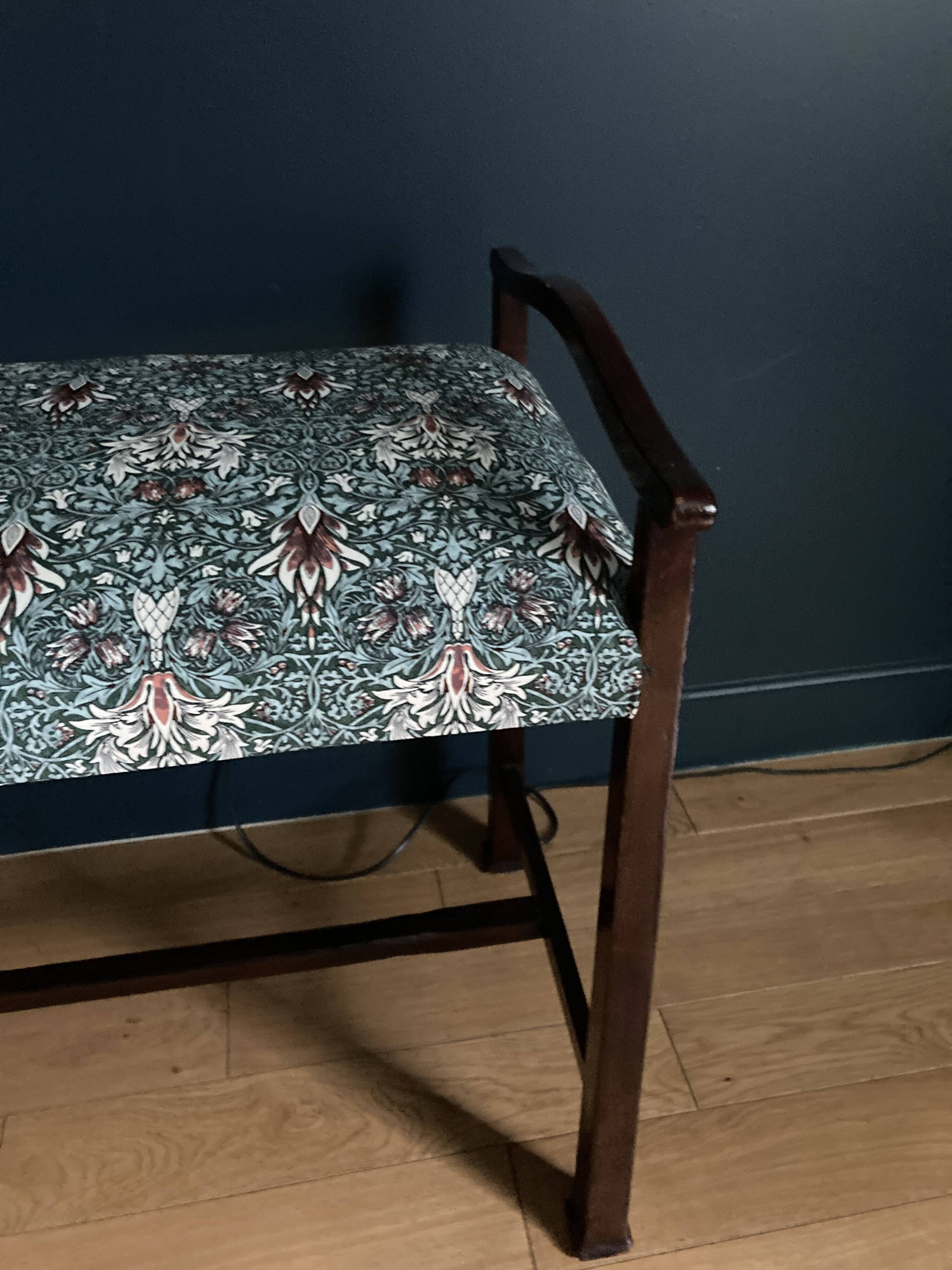 William Morris Arts and Crafts Stool