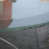 Roundtable low 80s vintage in glass and plexiglass