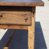 Restored solid oak farmhouse table