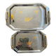 Giorinox Italy vintage tray duo