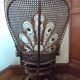 Large Armchair Peacock Emmanuelle/vintage rattan