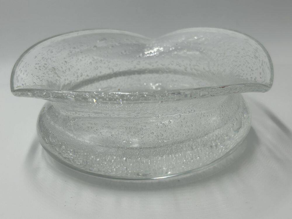 Biot glass empty pocket, vintage