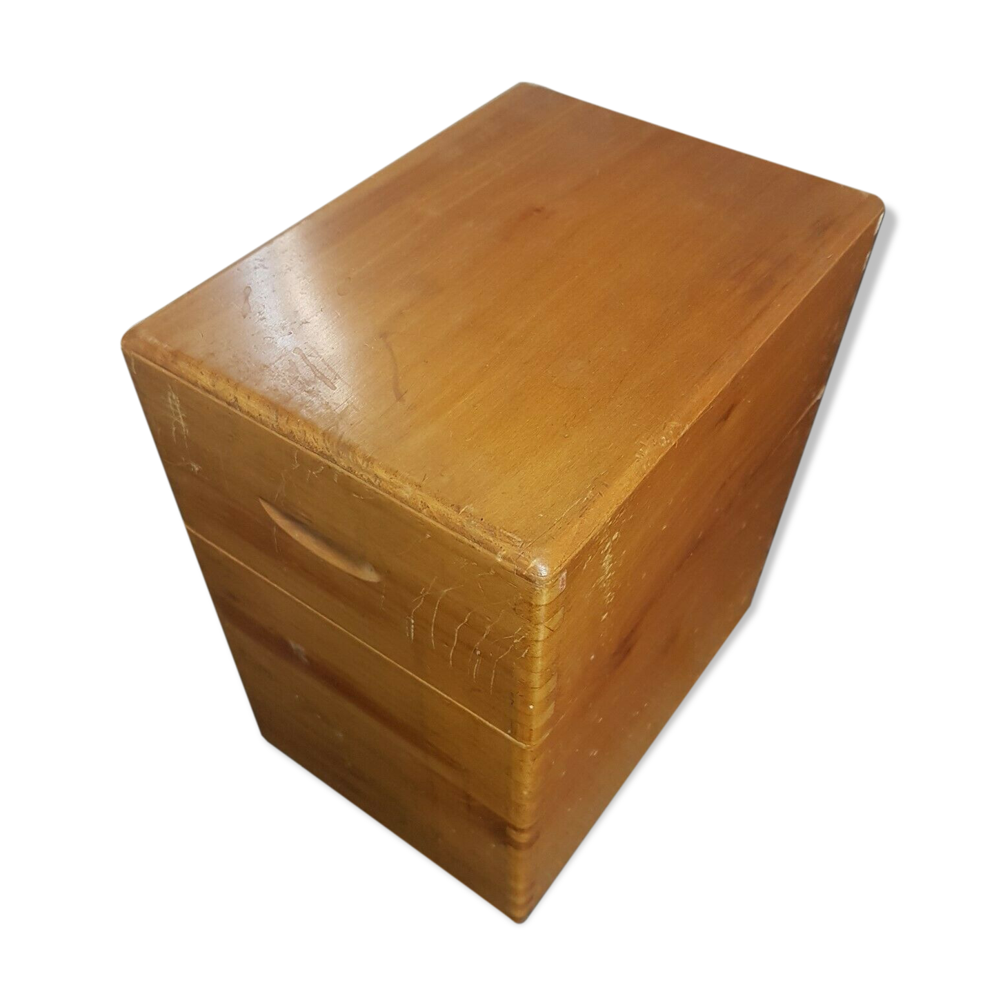 Wooden storage box
