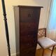Title: exotic solid wood column unit for CD storage
