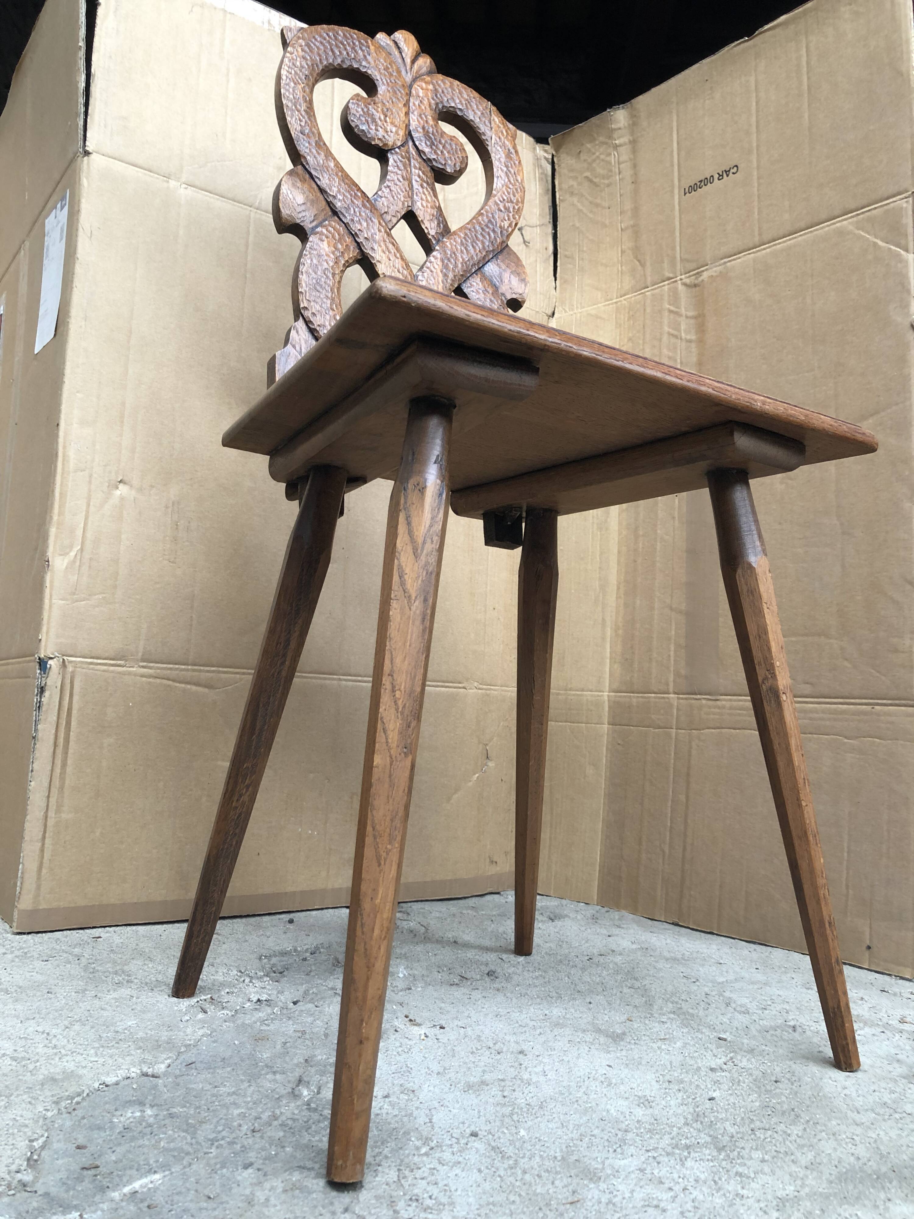 Handcrafted Alsatian chair
