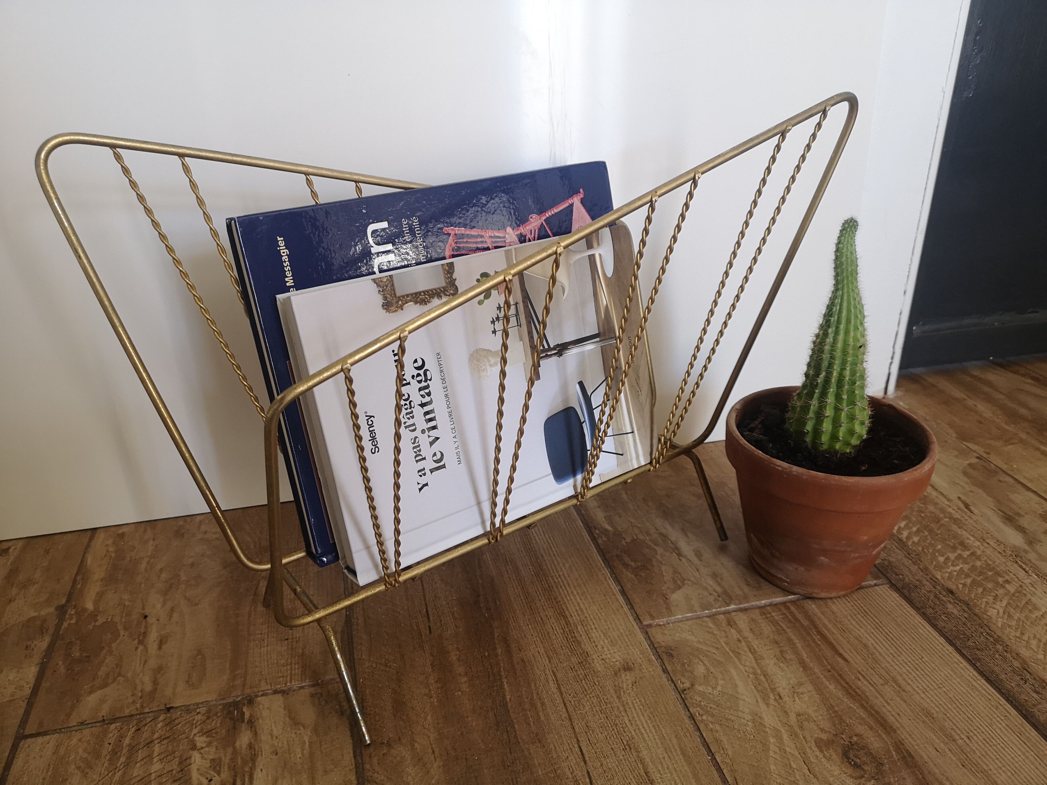 Vintage magazine door