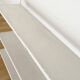 Wall shelf solid wood white