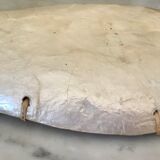 Mother-of-pearl and rattan trinket bowl