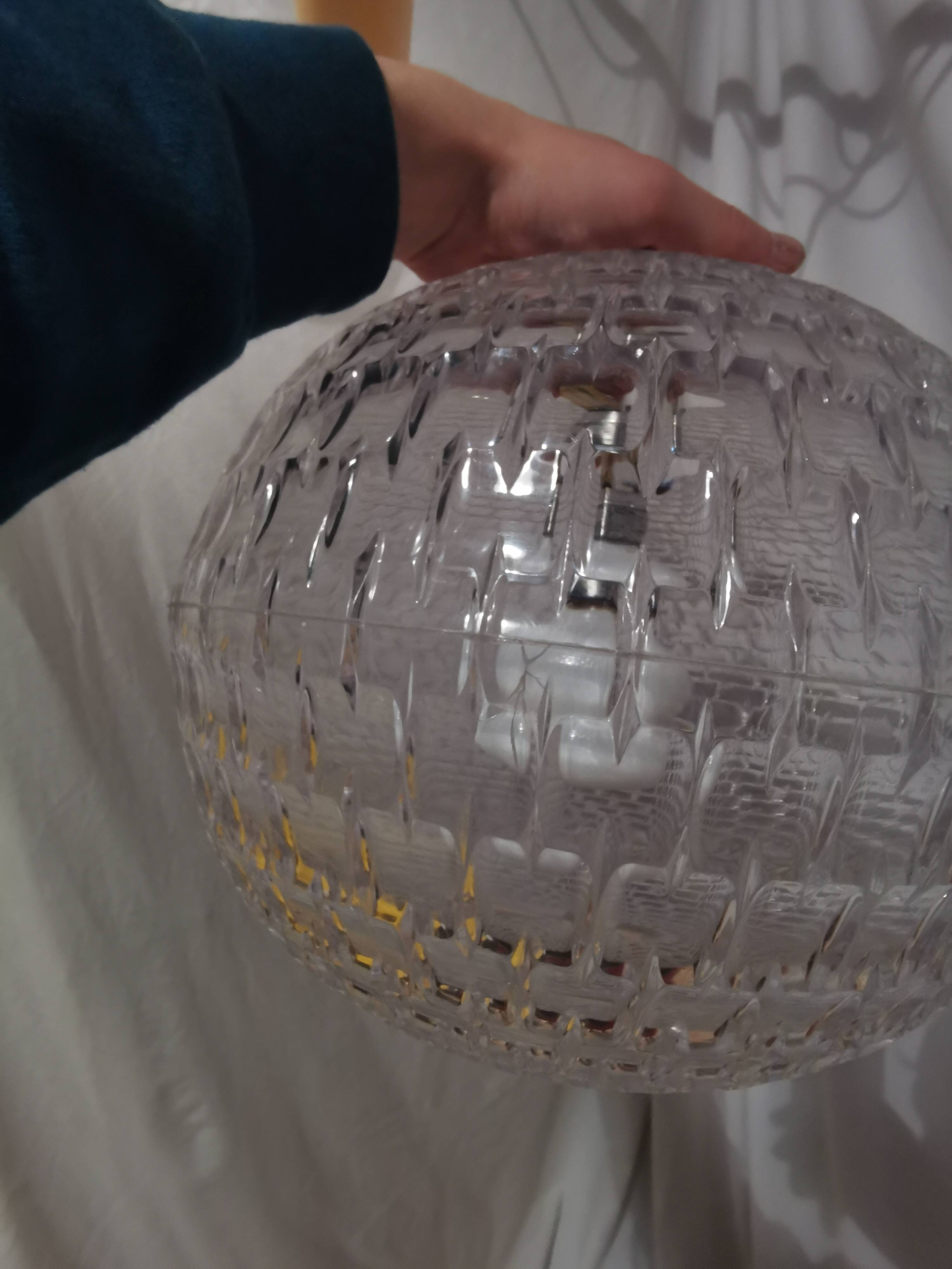 Aloys Gangkofner pendant light for Erco, Germany, Space Age, 1970.