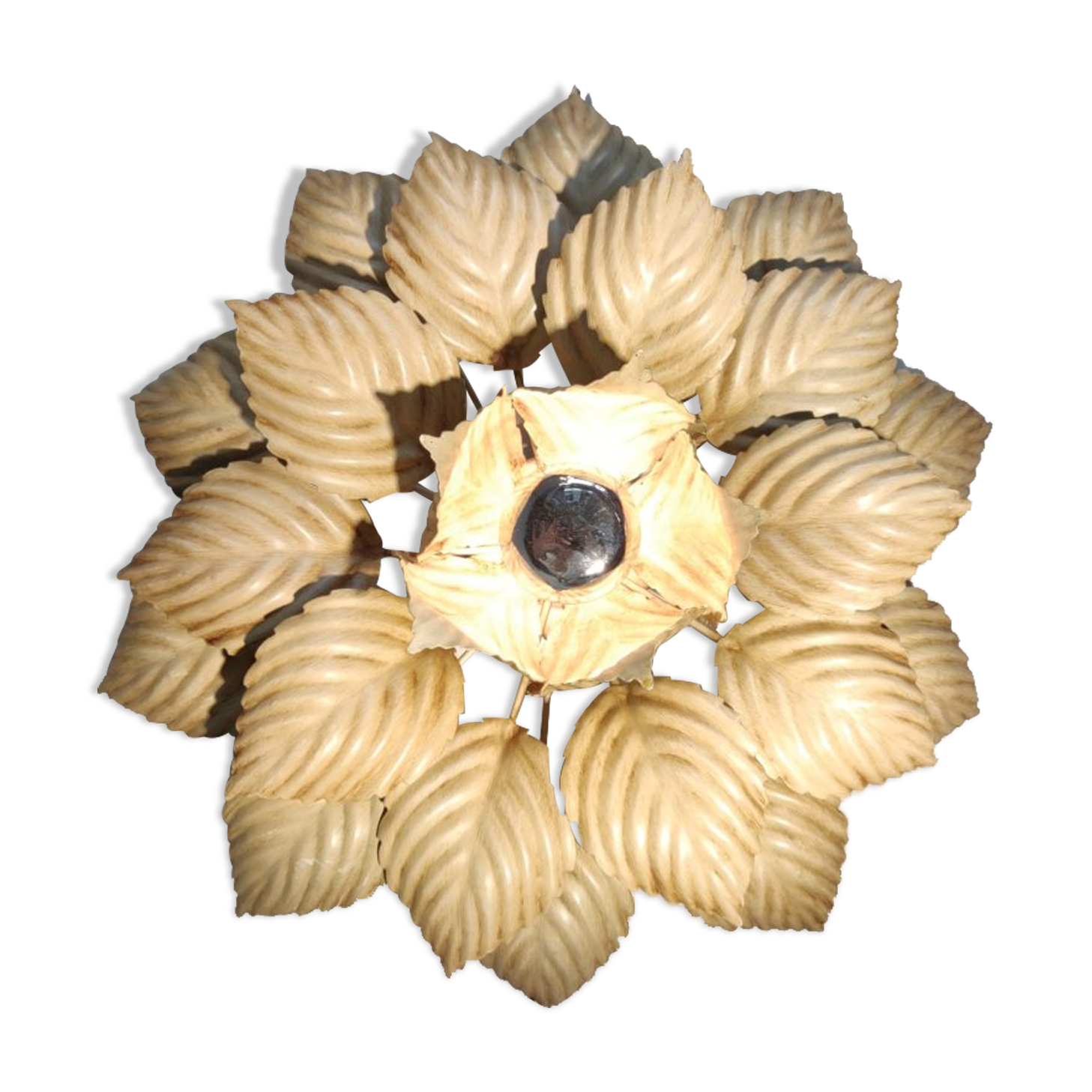 Wall lamp flower 70s