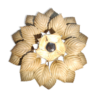 Wall lamp flower 70s