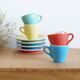 Ensemble de 4 tasses à espresso et soucoupes Cafés Richard