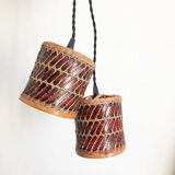 Set of 2 wicker walkers