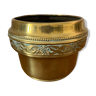 Cache pot in vintage brass