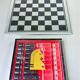 Felice Antonio Botta acrylic chessboard and glass board, Italy, 1970s