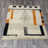 Beni Orain rug, handmade Moroccan rug, 150/250cm