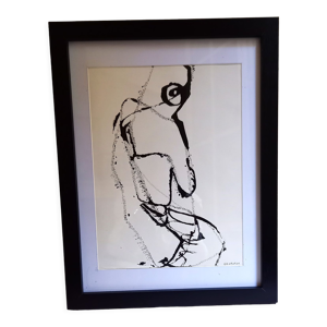 Encre sur papier, illustration