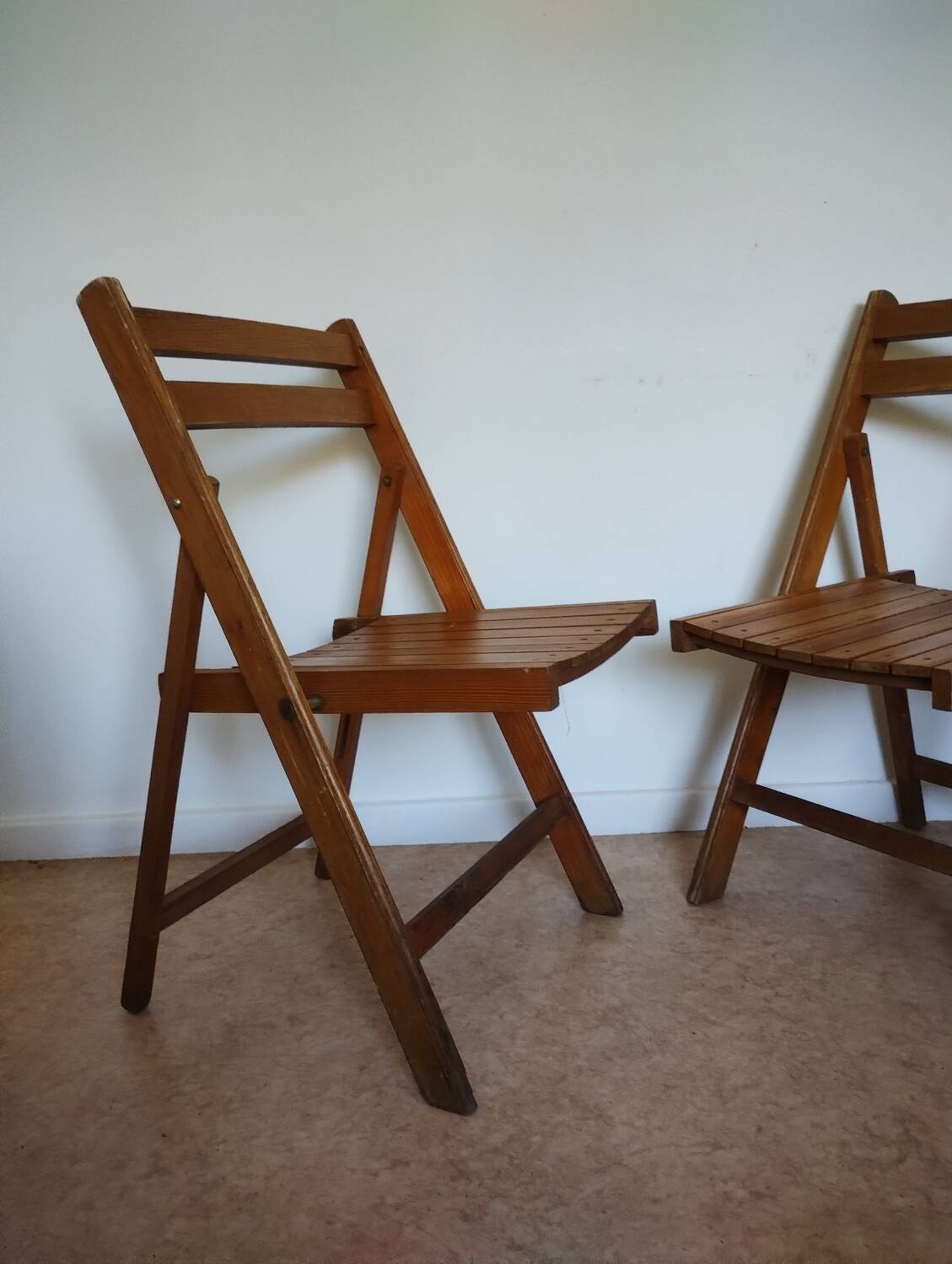 Vintage folding chairs