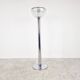 Vintage chrome and glass floor lamp, 1970s