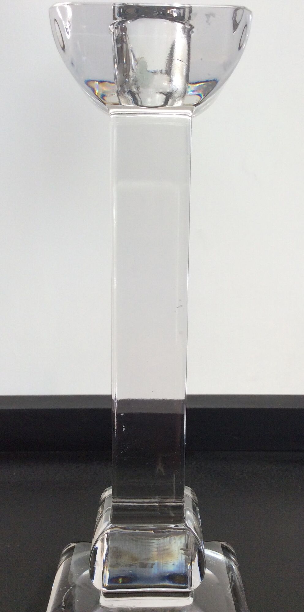 Villeroy &Boch crystal torch candle holder