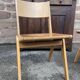 Pair of scandinavian chairs feet compass 1960