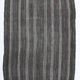 Contemporary Black & Gray Vintage Kilim Rug, 202x244Cm