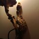 Pair of Louis XV wall lamps in bronze