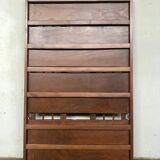 Extended administrative library art deco style 1950 1960 modular and foldable model - vintage