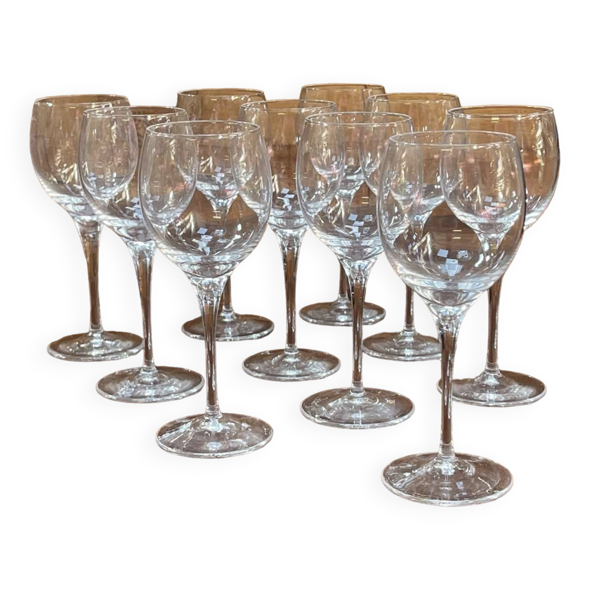 Series 10 Sèvres crystal wine glasses - Arpèges model