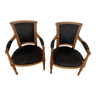 Directory style restoration armchairs