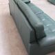 Green leather 3-seater 'DS-70' sofa by De Sede, 1980s