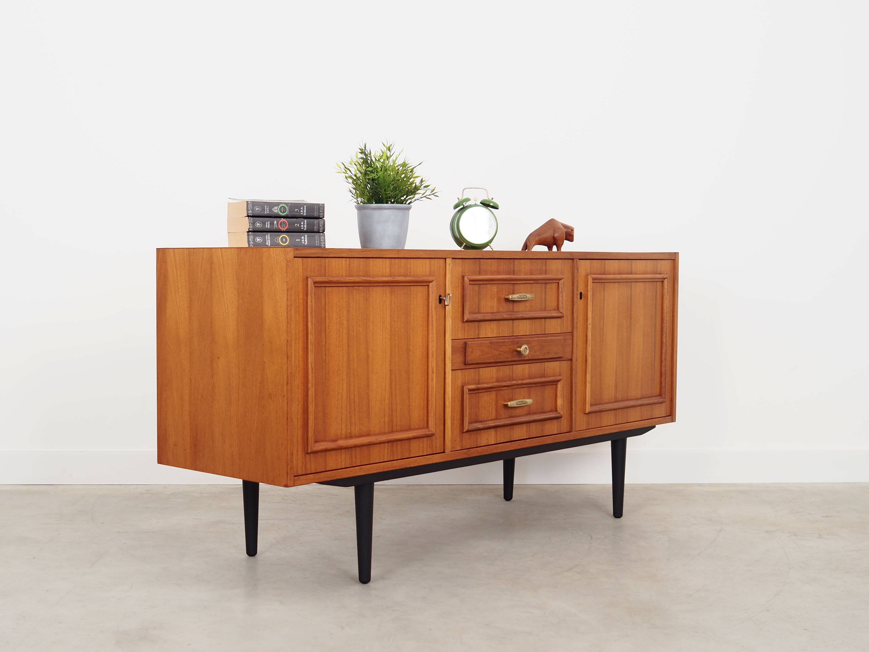 Teak sideboard, Danish design, 1970s, production: Denmark