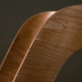 Set of 3 Italian Wooden Curved Backrest Chair