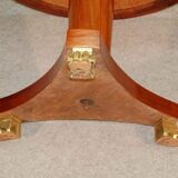 Table Pedestal table 1940 Dlg André Arbus Feet claws In Bronze
