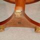 Table Pedestal table 1940 Dlg André Arbus Feet claws In Bronze