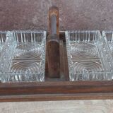 Art Deco ramekin holder, server or aperitif tray