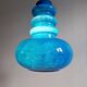 Large Space Age pendant light in blue opaline, 1960s-70s
