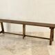 Antique farmhouse bench in solid wood – 19th century