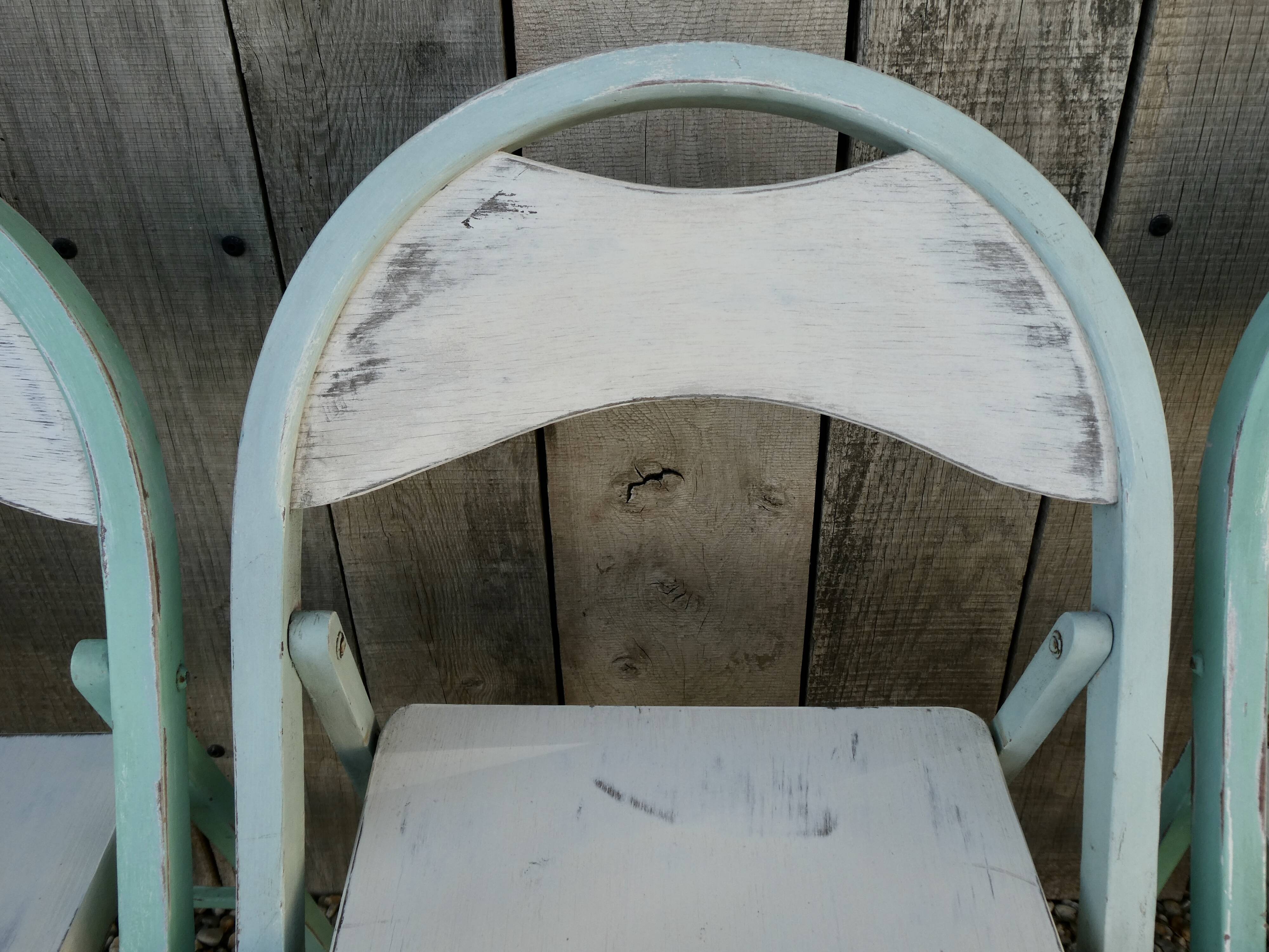 Series of 3 751 model folding chairs from Thonet