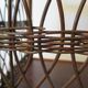 Bookcase - Bibus - 3 levels - woven rattan - bamboo - Vintage - 70s