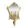 Vintage Louis XVI bronze corner wall sconce Lucien Gau Paris