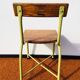 Chaise d'école tubax. vintage 50s