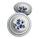 Set of 6 Moulins des Loups plates