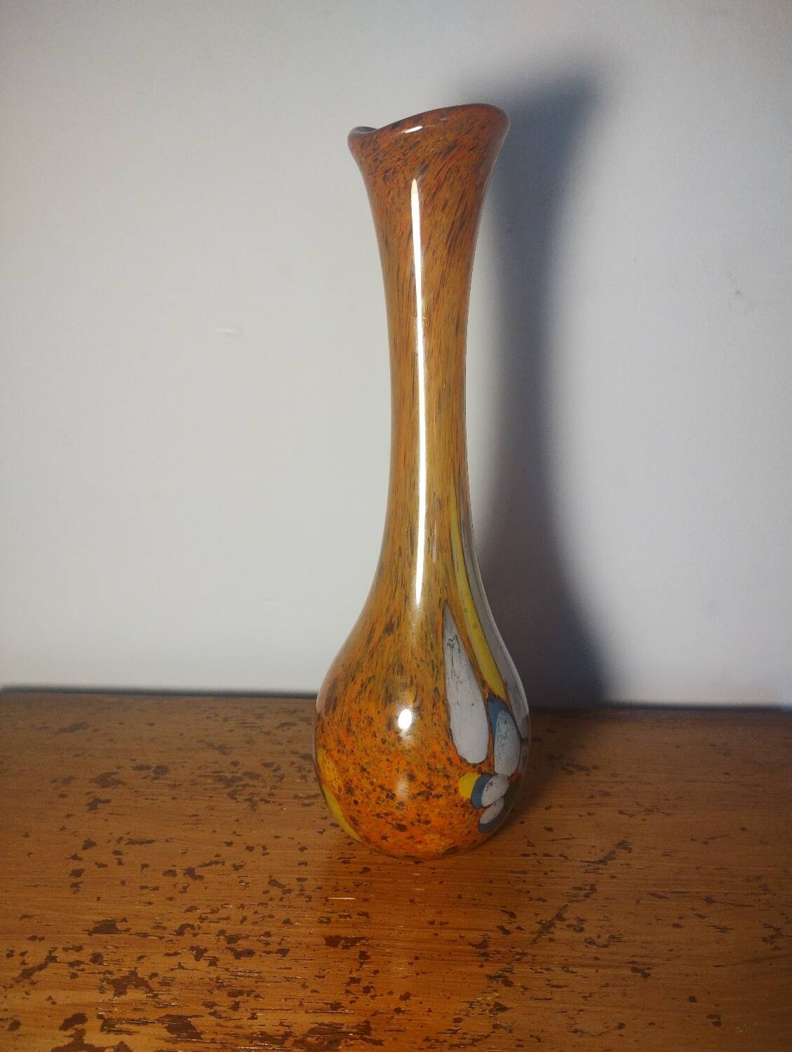 Blown glass vase