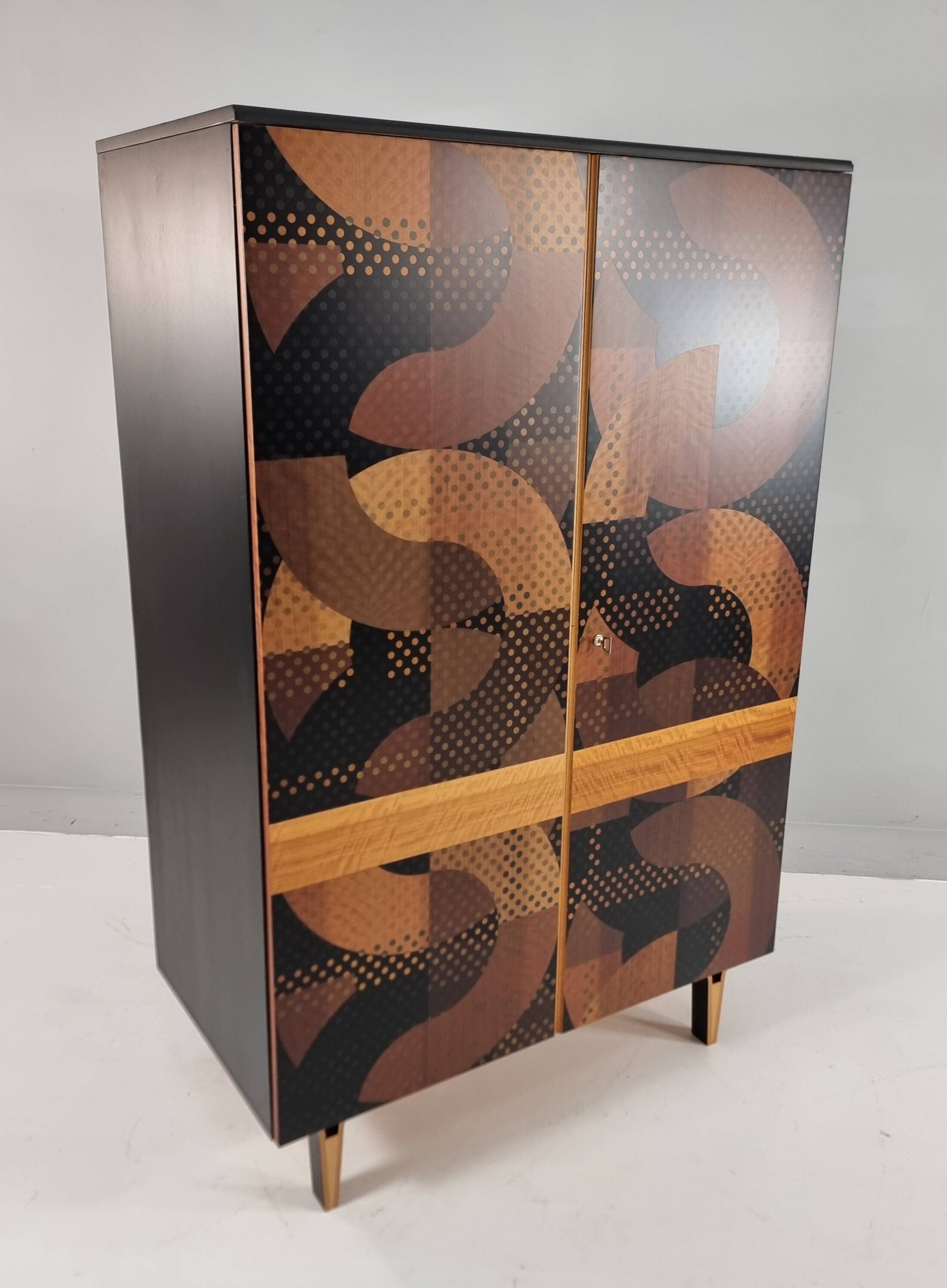 Vintage Beech Wardrobe, 1970s