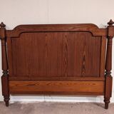 Antique headboard in solid pitch pine