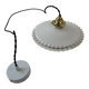 Vintage 25cm opaline lace pendant light