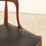 Set of 6 chairs Johannes Andersen voor Uldum stoelen -
