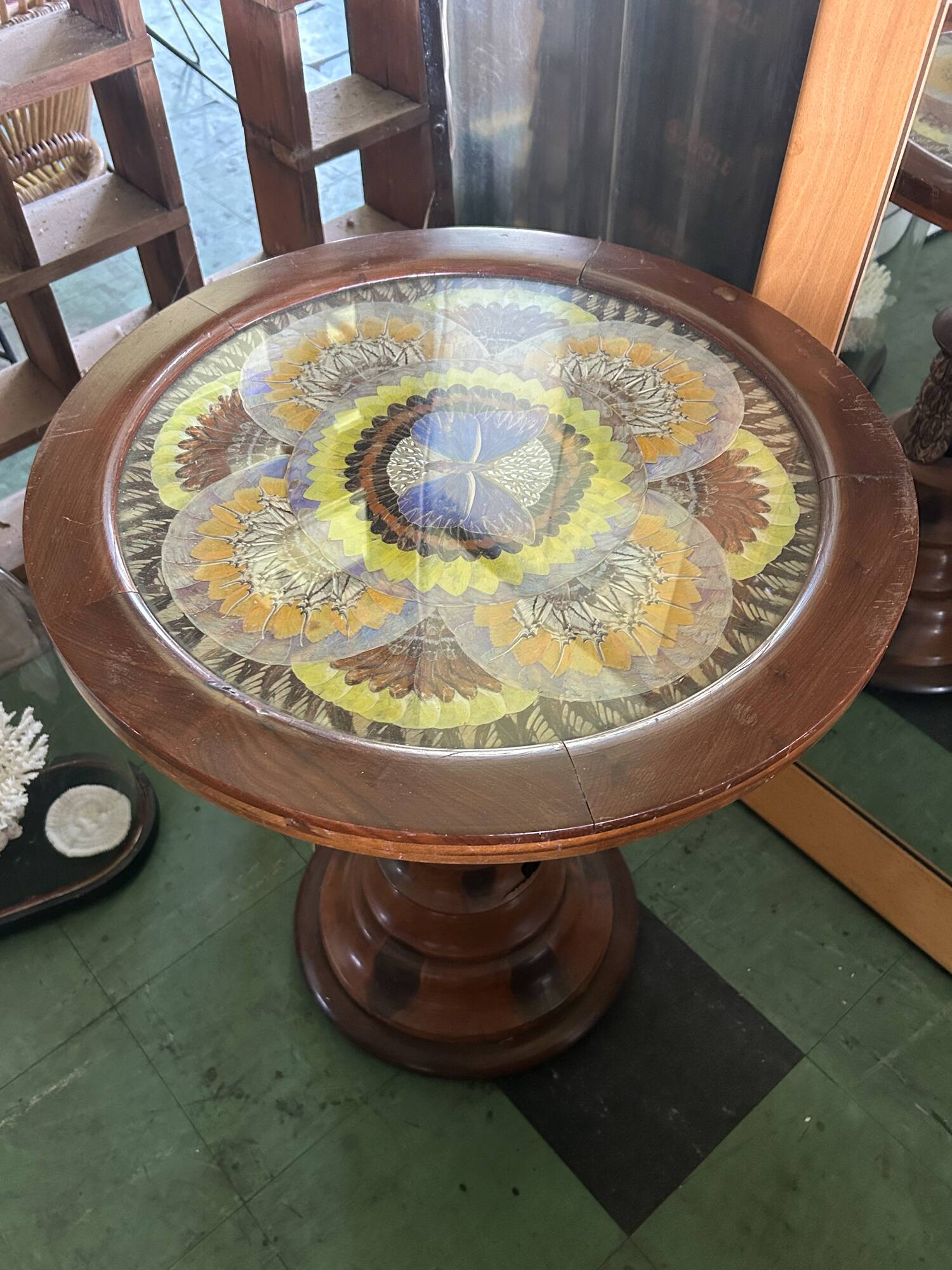 Bright Brazilian side table